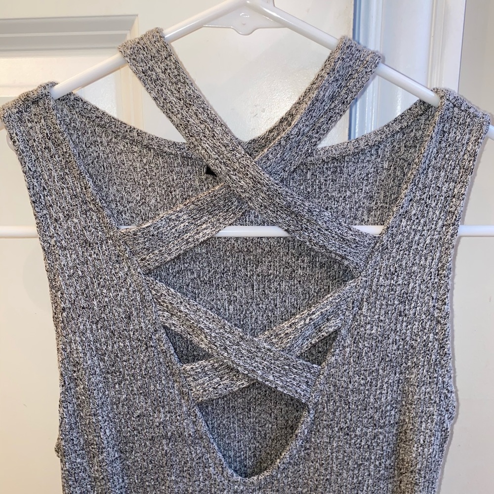 Sweater tank top body suite